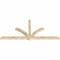 Ekena Millwork Redmond Rough Sawn Timber Gable Bracket, Douglas Fir, 108"W x 49"H x 4"D x 4"F, 11/12 Pitch GBW108X49X0404RED00RDF - alternate 5